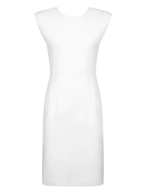 DONDUP padded-shoulder midi dress White DA452JS0238DXXX000