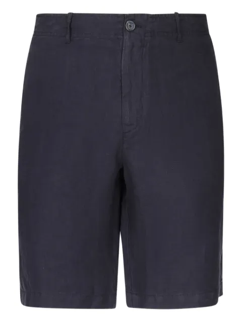 Fedeli pocket linen shorts Blue 8UED0805