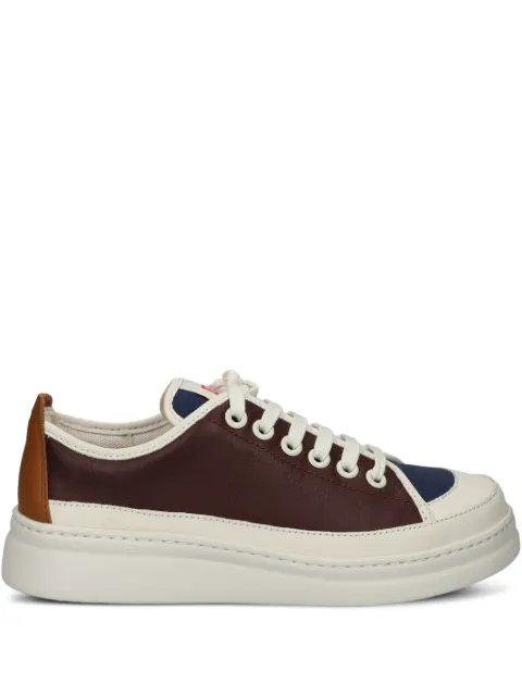 Camper leather-panelled lace-up sneakers Brown K201626018
