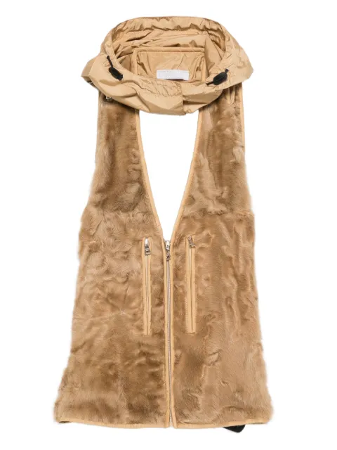 Prada Pre-Owned 1990s hooded vest Brown PR600KH