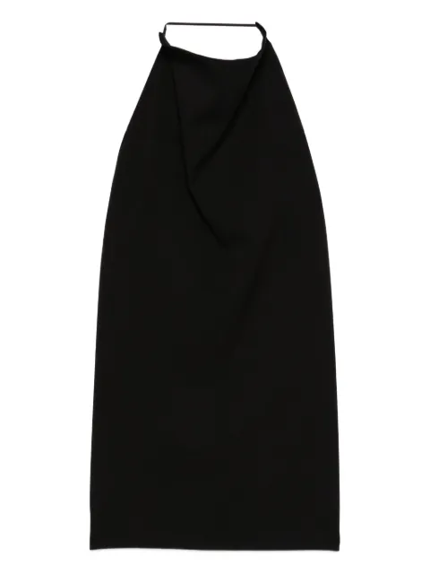 FEDERICO CINA halterneck blouse Black FCW25TP0301