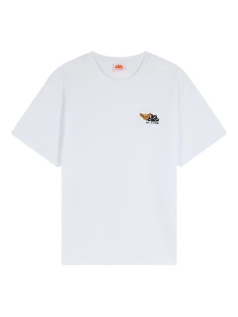 Sundek x Pelo Foundation embroidered T-shirt White M129TEJ78PB00602