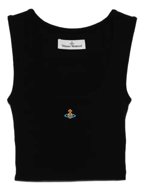 Vivienne Westwood orb-embellished sleeveless top Black 1G010011J009C