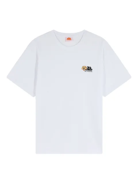 Sundek x Pelo Foundation embroidered T-shirt White M129TEJ78PB00603