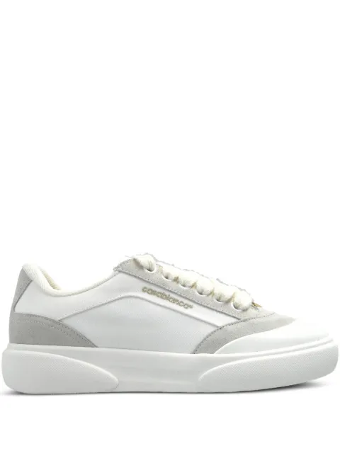 Casablanca suede-panel lace-up sneakers White APF25SNK02501W