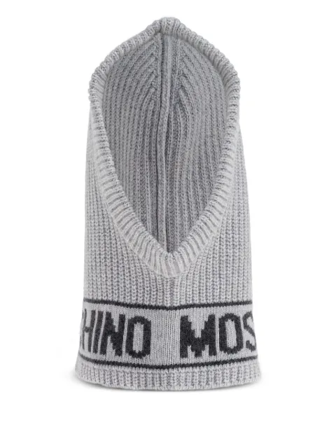 Moschino logo-band balaclava Grey 65414M3136