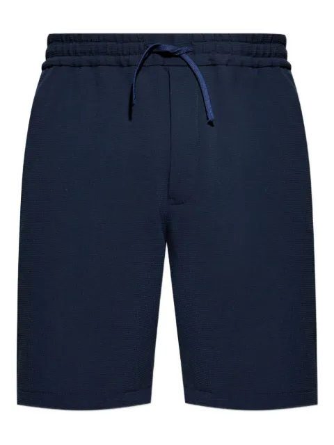 Emporio Armani elasticated-waistband shorts Blue EM003655TE14101