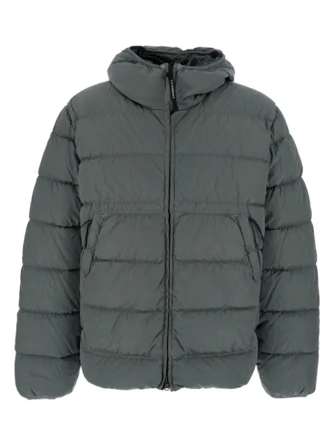 C.P. Company hooded quilted jacket Grey MOW011A005904G