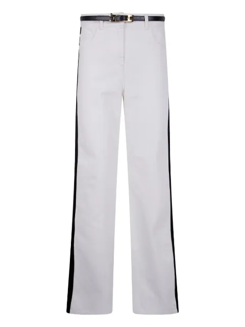 Elisabetta Franchi side-stripe jeans White PJ13I556E