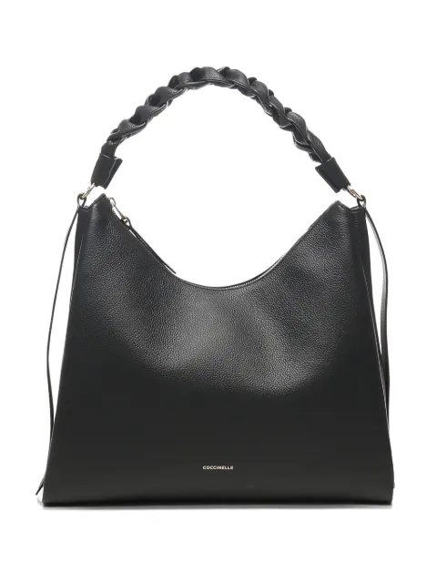 Coccinelle Boheme braided-handle shoulder bag Black E1M50130201