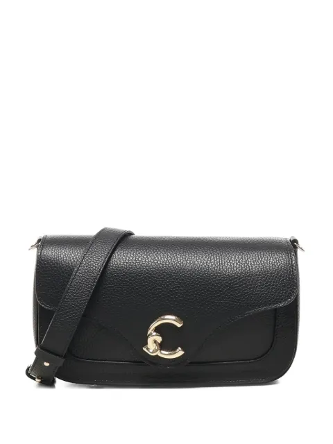 Coccinelle C-Me flap shoulder bag Black E1SSL120301