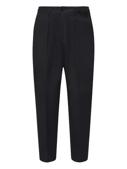 BE ABLE Dominique pleated elastic-waist trousers Black DOMINIQUEREGULARTPGBLU