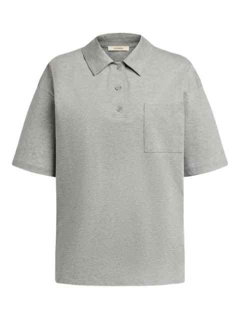 12 STOREEZ pocket-detail polo T-shirt Grey 131592