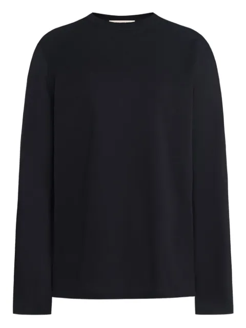 12 STOREEZ long-sleeve cotton T-shirt Black 126796