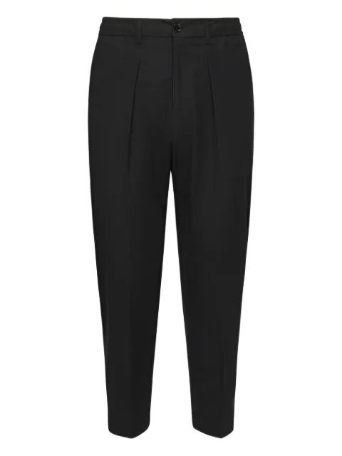 BE ABLE Dominique pleated elastic-waist trousers Black DOMINIQUEREGULARTPG