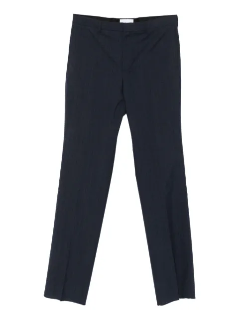 Givenchy pinstripe flat-front trousers Blue BM51LR164U