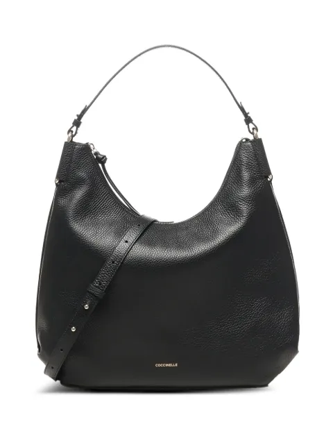 Coccinelle Malory grained-leather shoulder bag Black E1T95130101