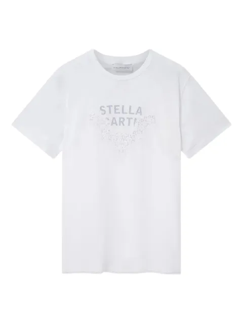 Stella McCartney lace-embellishment T-shirt White 6J04073SPZ99