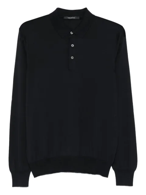 Tagliatore Pablo long-sleeve polo shirt Blue PABLOGSE2506