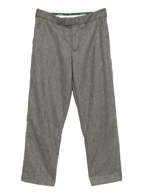 Lacoste herringbone trousers Grey HH572800UWC