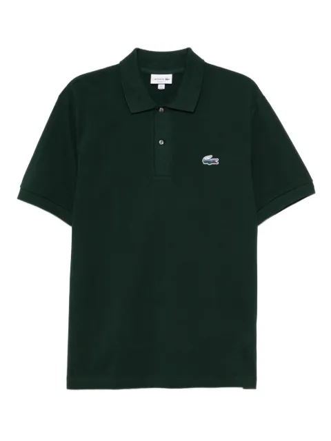 Lacoste logo-appliqué cotton polo shirt Green PH588100YZP