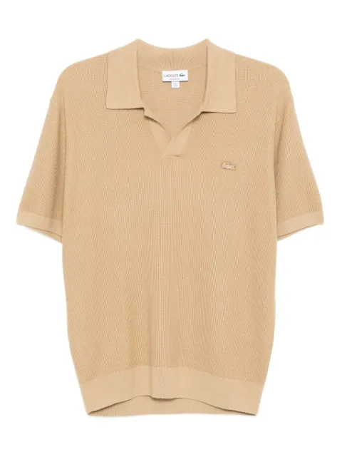 Lacoste logo-embroidered T-shirt Neutrals AH51860002S