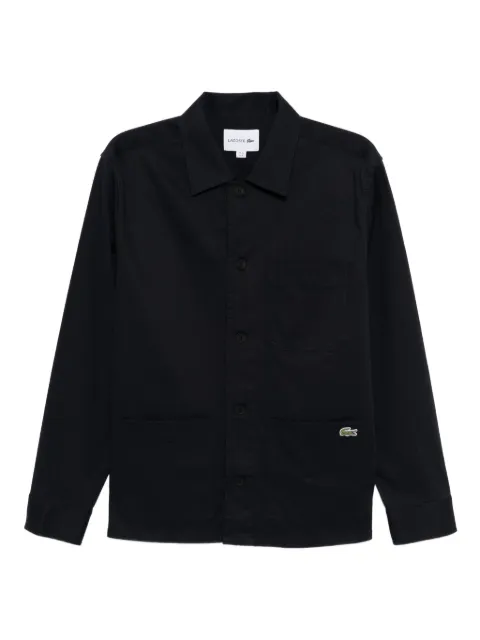 Lacoste logo shirt jacket Blue CH536800HDE