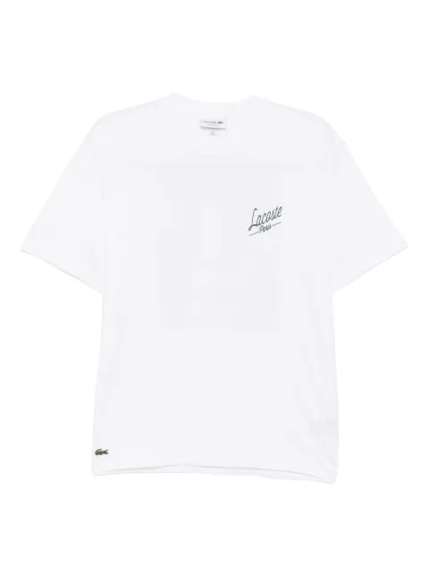 Lacoste logo-printed T-shirt White TH594800001