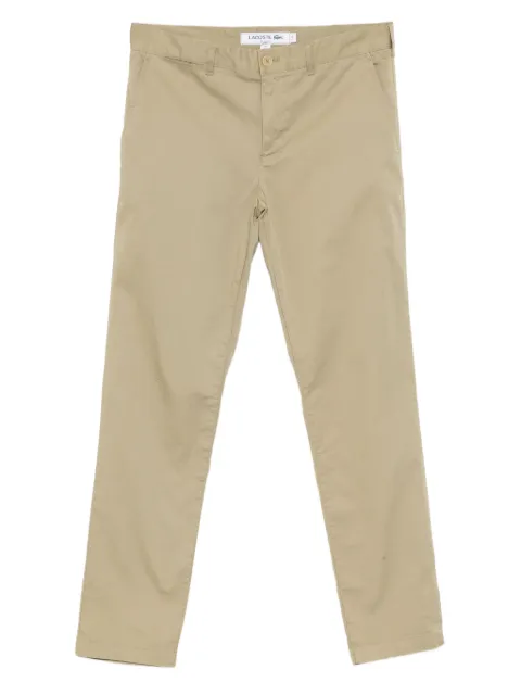 Lacoste straight-leg trousers Brown HH346300CB8