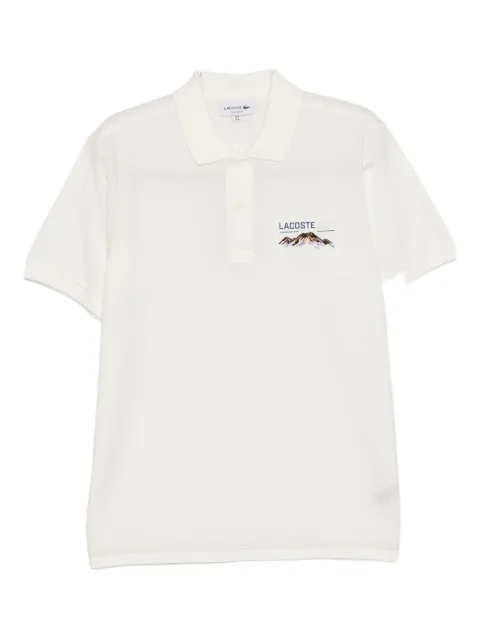 Lacoste logo-motif polo shirt White PH58210070V