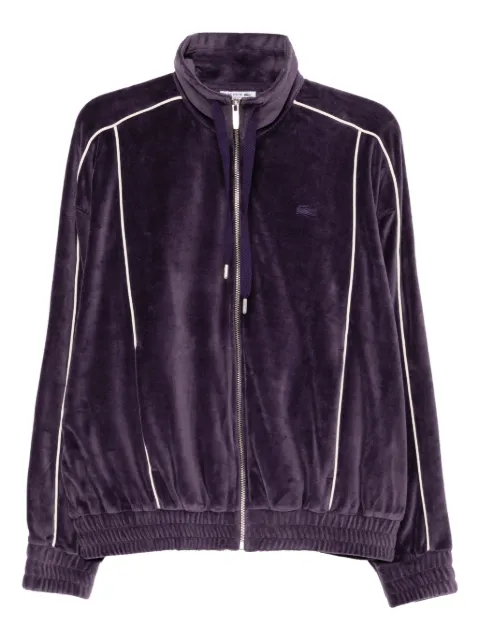 Lacoste zip-up velour jacket Purple SF528000ZSV
