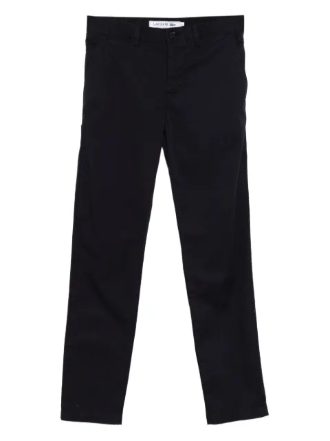 Lacoste cotton-blended trousers Blue HH346300HDE