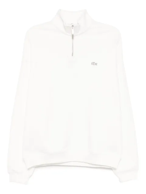 Lacoste logo-appliqué cotton sweatshirt White SH77590070V
