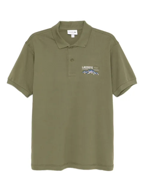 Lacoste logo-embroidered polo shirt Green PH582100E9F