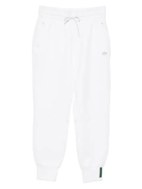 Lacoste logo-embroidered trousers White XF034300001