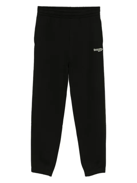 Lacoste logo-embroidered track pants Black XF760400031