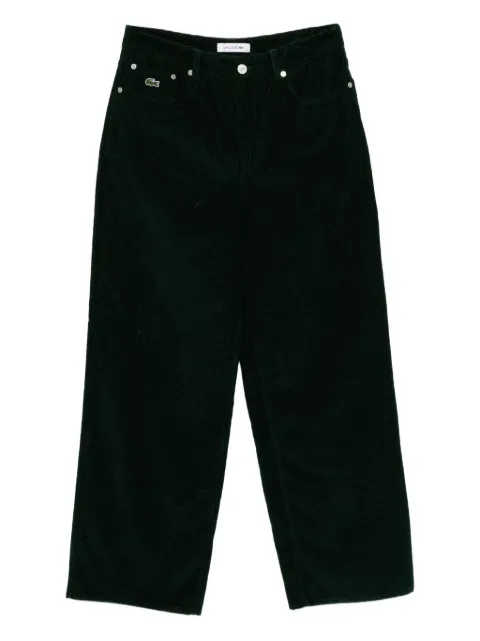 Lacoste logo-embroidered trousers Green HF534600YZP