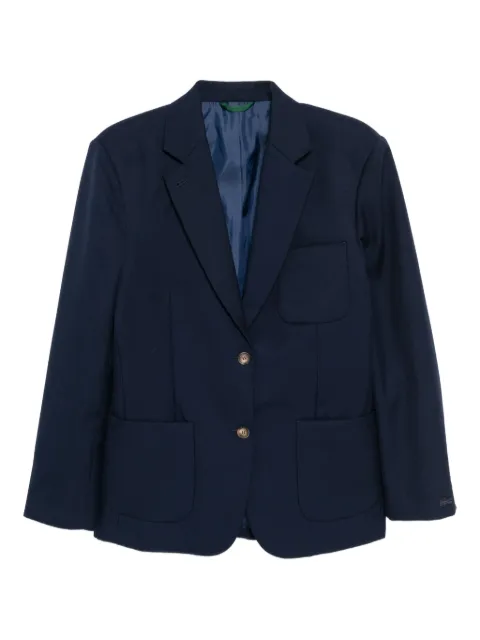 Lacoste logo-embroidered blazer Blue VF537000166