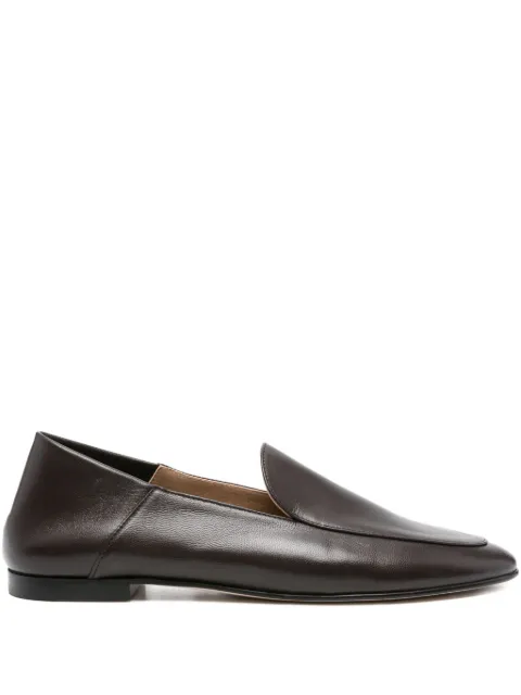 Dear Frances Gio pointed-toe leather loafers Brown GIO06GIO