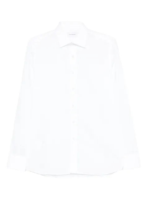 Tagliatore striped cotton shirt White CARDIFFNS840016U