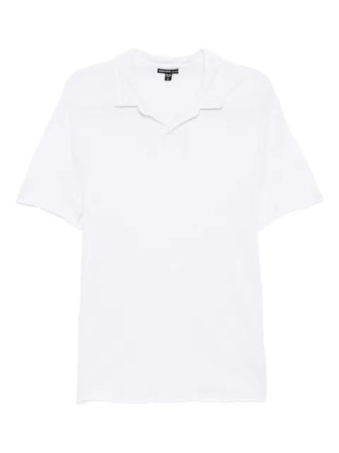James Perse Slub polo top White MJD3784