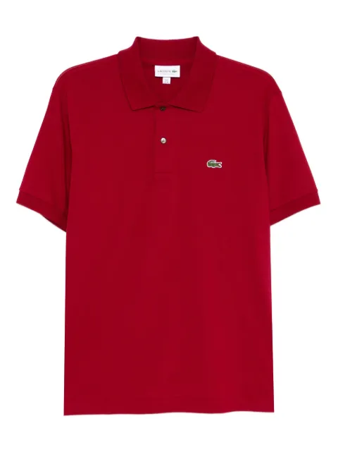 Lacoste logo-embroidered polo shirt Red PH985100476