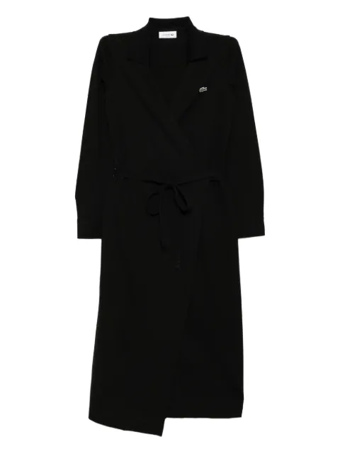 Lacoste logo-patch dress Black EF602200031