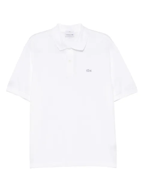 Lacoste logo-embroidered polo shirt White PH775700001