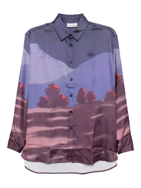 Lacoste all-over print shirt Purple CF638600ADI