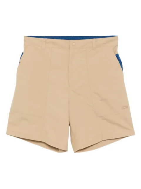 Lacoste logo-embroidered shorts Brown GH51380002S