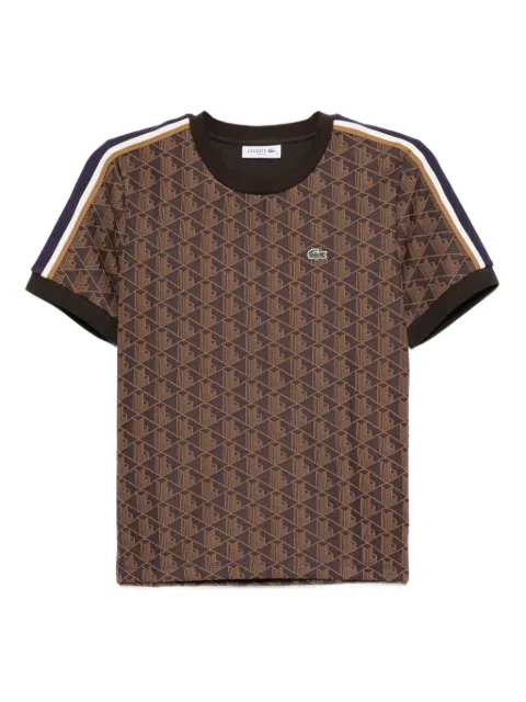 Lacoste monogram T-shirt Brown TF3244009I4