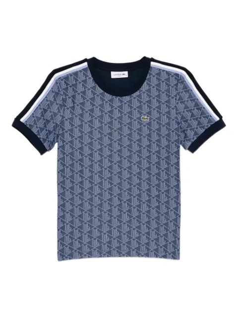 Lacoste monogram T-shirt Blue TF324400AIT