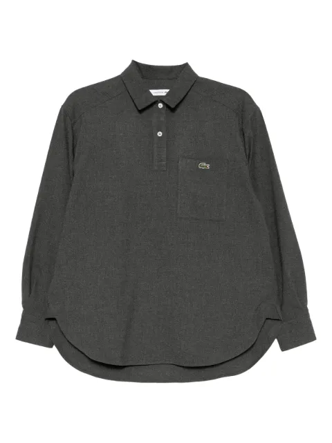 Lacoste logo flannel blouses Grey CF544000050