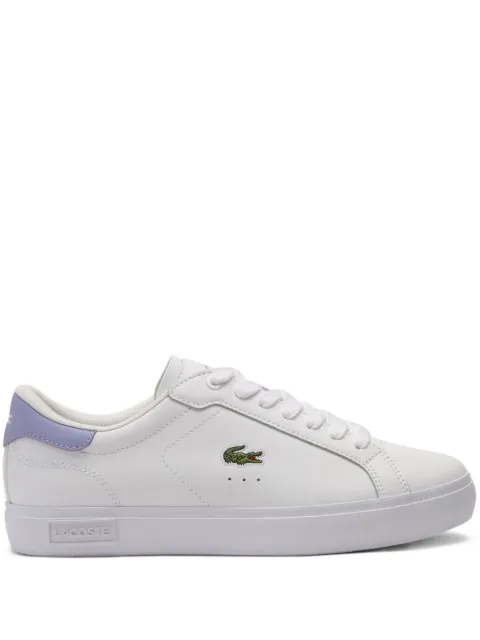 Lacoste Powercourt crocodile-embroidered sneakers White 50SFA01531T6